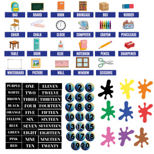2. Sınıf 2.Ünite Classroom Life Maarif Model Uyumlu Keçe Eğitim Seti